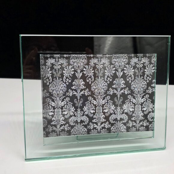 All Glass Picture Photo Frame Easel Back 7x5" - Picture 1 of 10